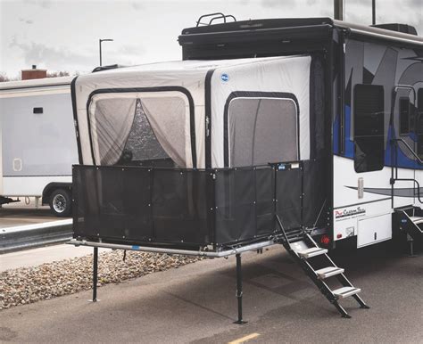 It is not hard to be flexible, practical and versatile at the same time. . Toy hauler ramp tent